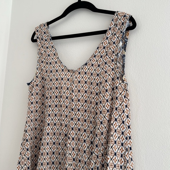 Daisies Flowy Sun dress with bohemian geometric print size small - Picture 12 of 13